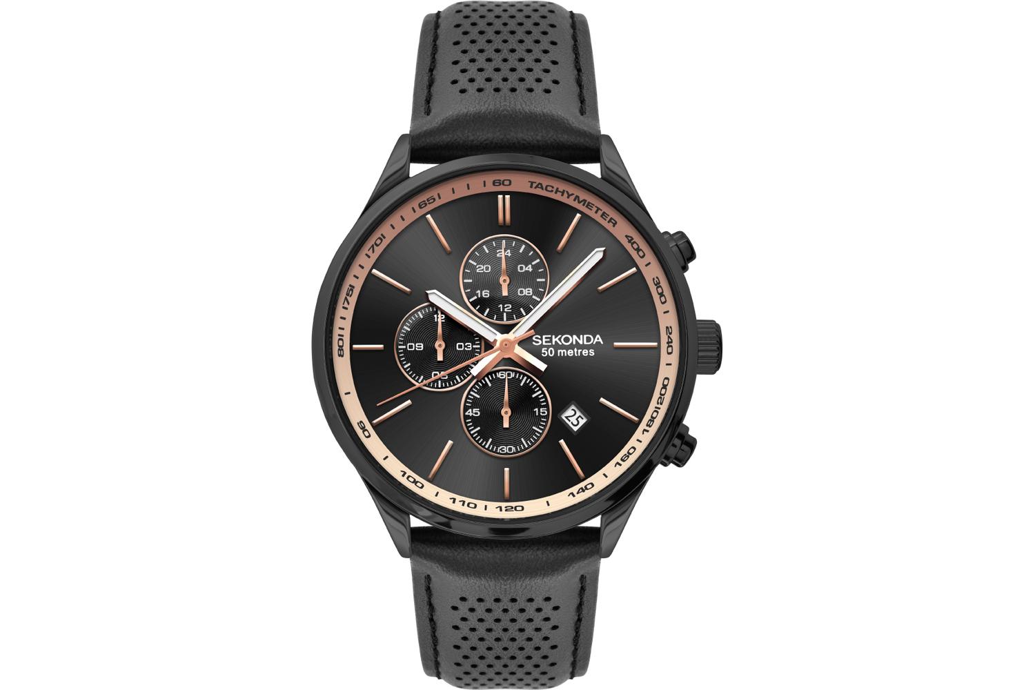 Sekonda Men's Fashion Watch With Leather Strap Sgs1774