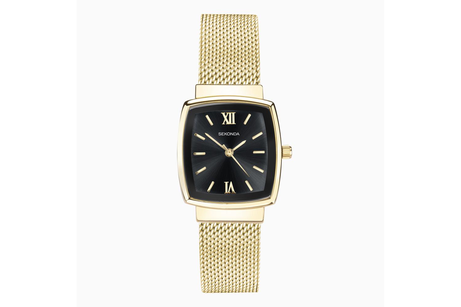 Sekonda Ladies Bracelet Watch Slb40383  Sophisticated Gold Ionic Plated Timepiece