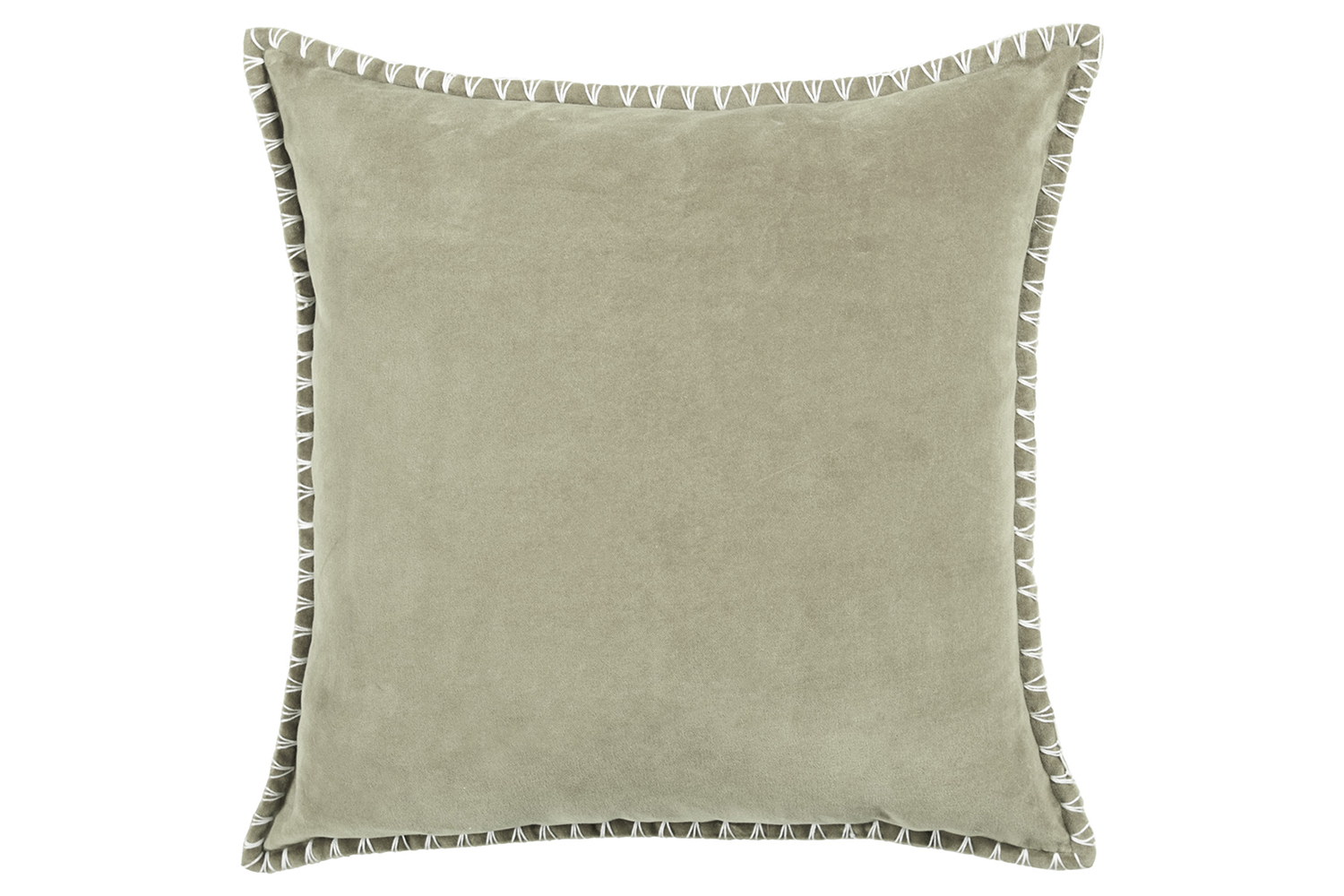 Stitch Feather Rich Cushion | Quartz | 50 x 50 cm