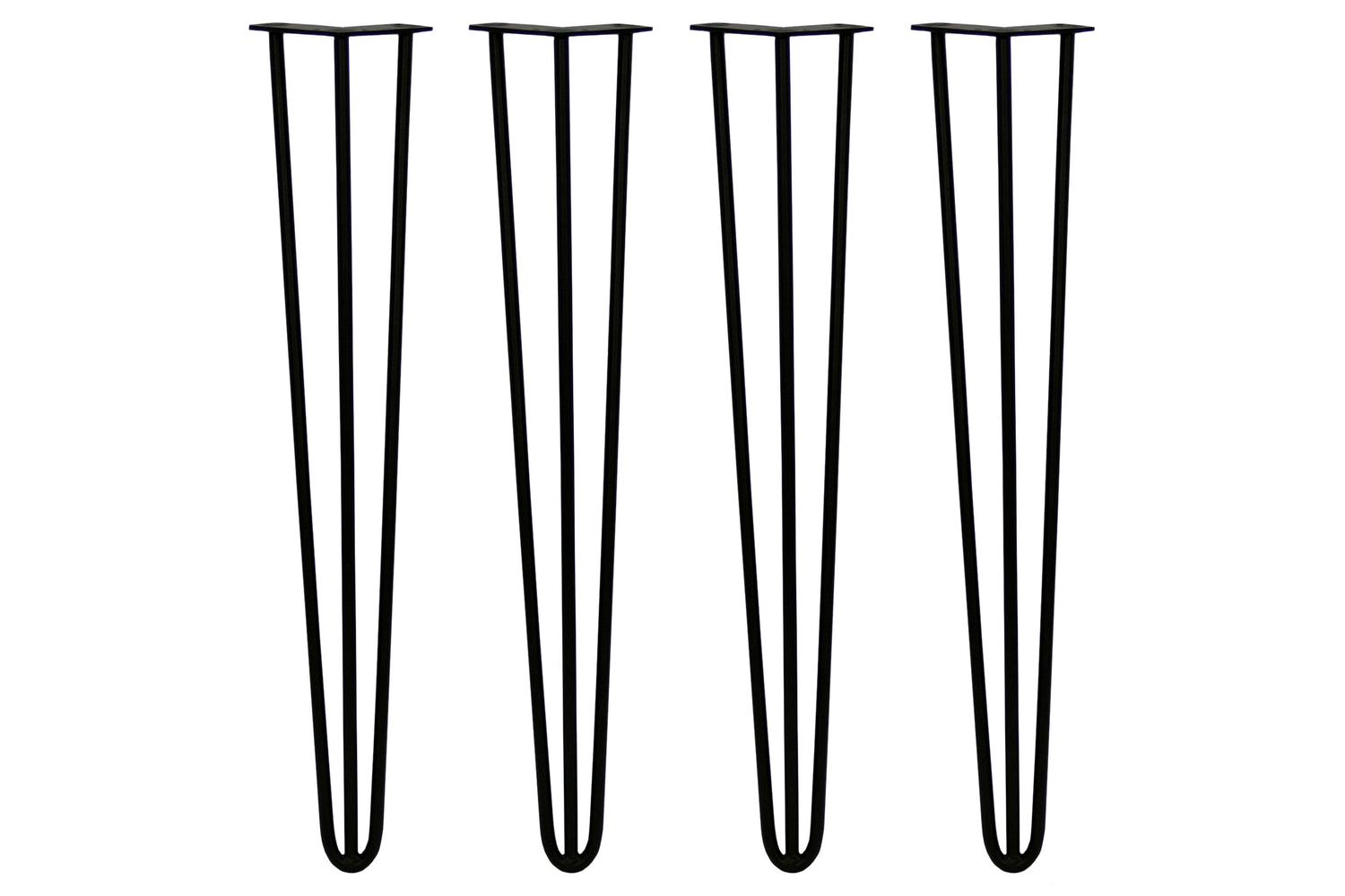 Monstershop Hairpin Legs 3 Prong | 12mm | Black