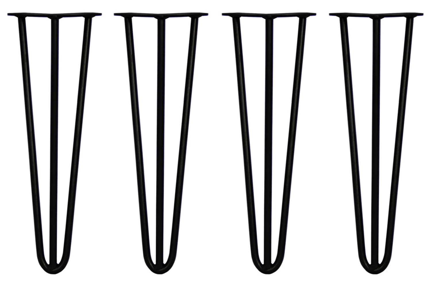 Monstershop Hairpin Legs 3 Prong | 12mm | Black