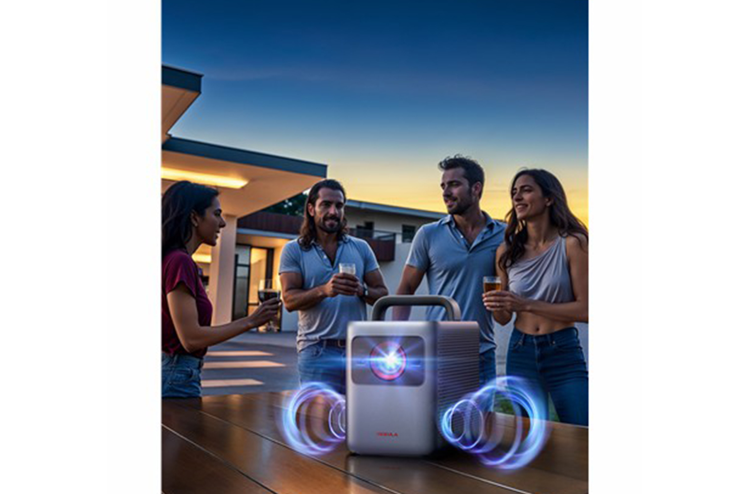 Nebula Cosmos 4k Smart Projector with Dolby Vision | Grey
