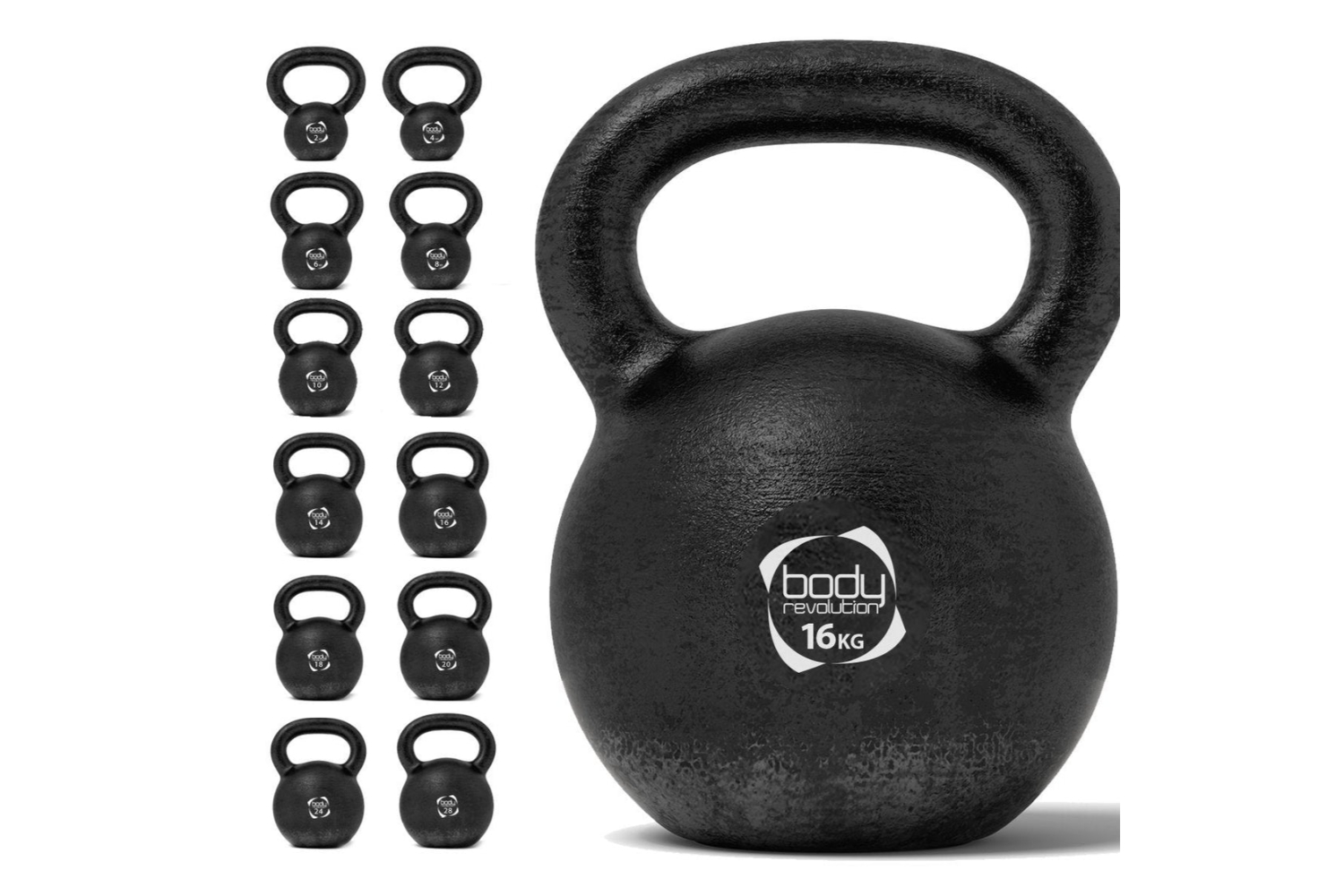 Monstershop Body Revolution Cast Iron Kettlebells | 16kg