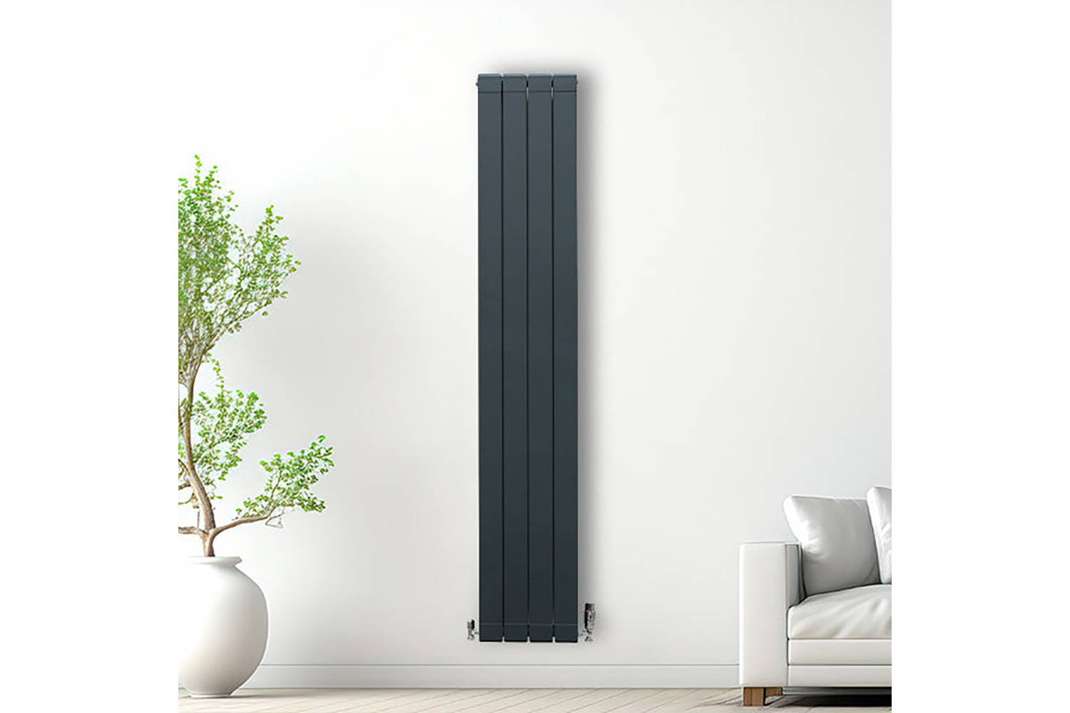 Monstershop Aluminium Radiator | Anthracite Grey