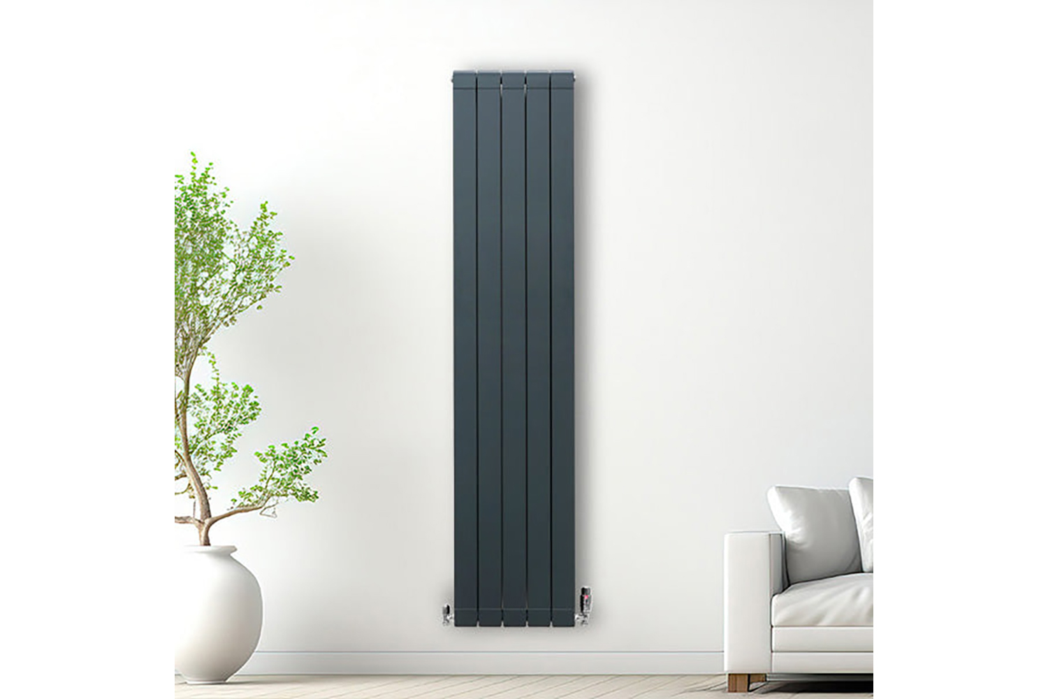 Monstershop Aluminium Radiator | Anthracite Grey