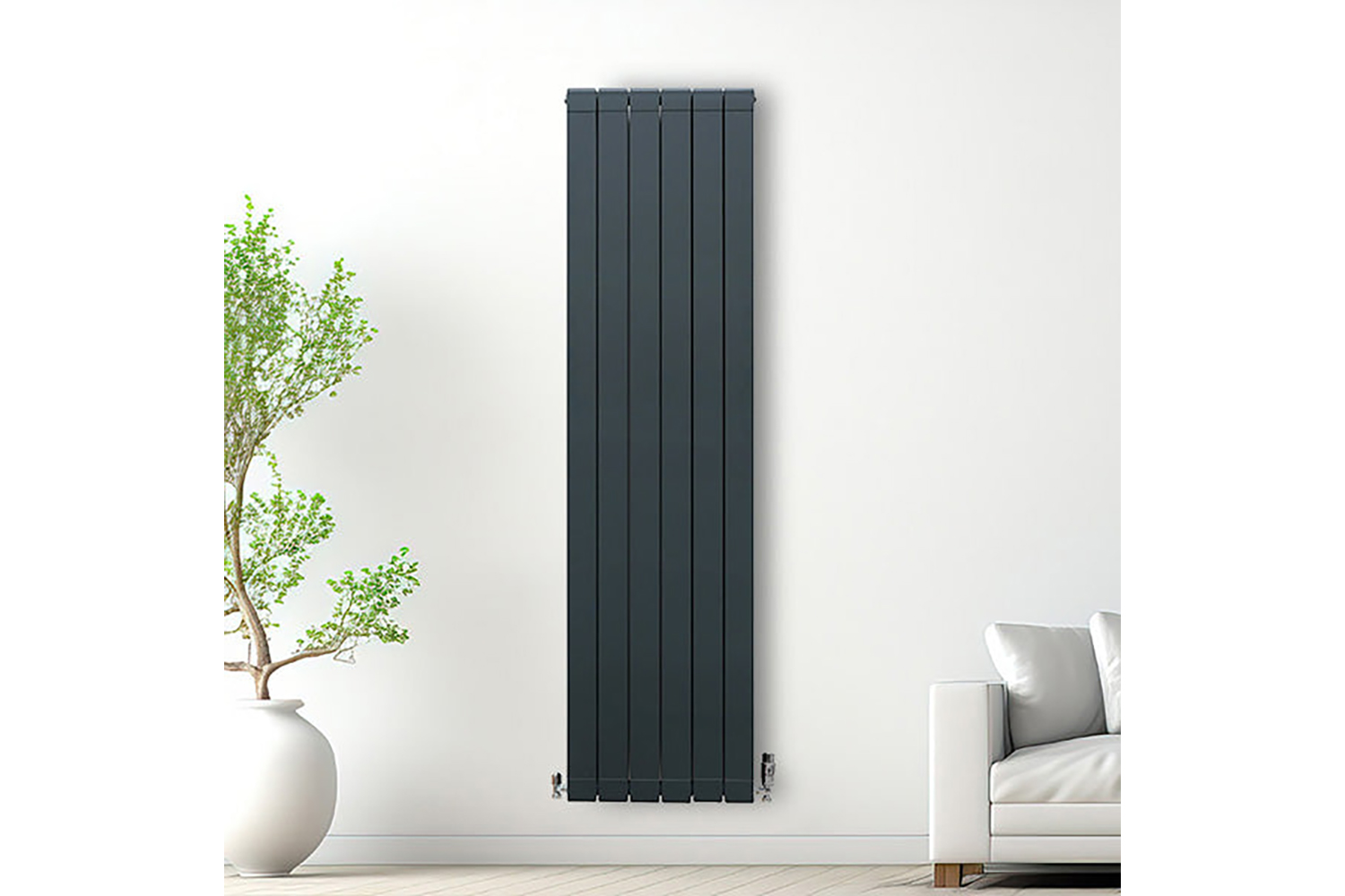 Monstershop Aluminium Radiator | Anthracite Grey
