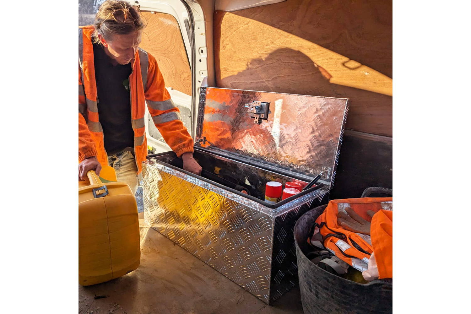 Monstershop 102L Aluminium Tool Box | Silver