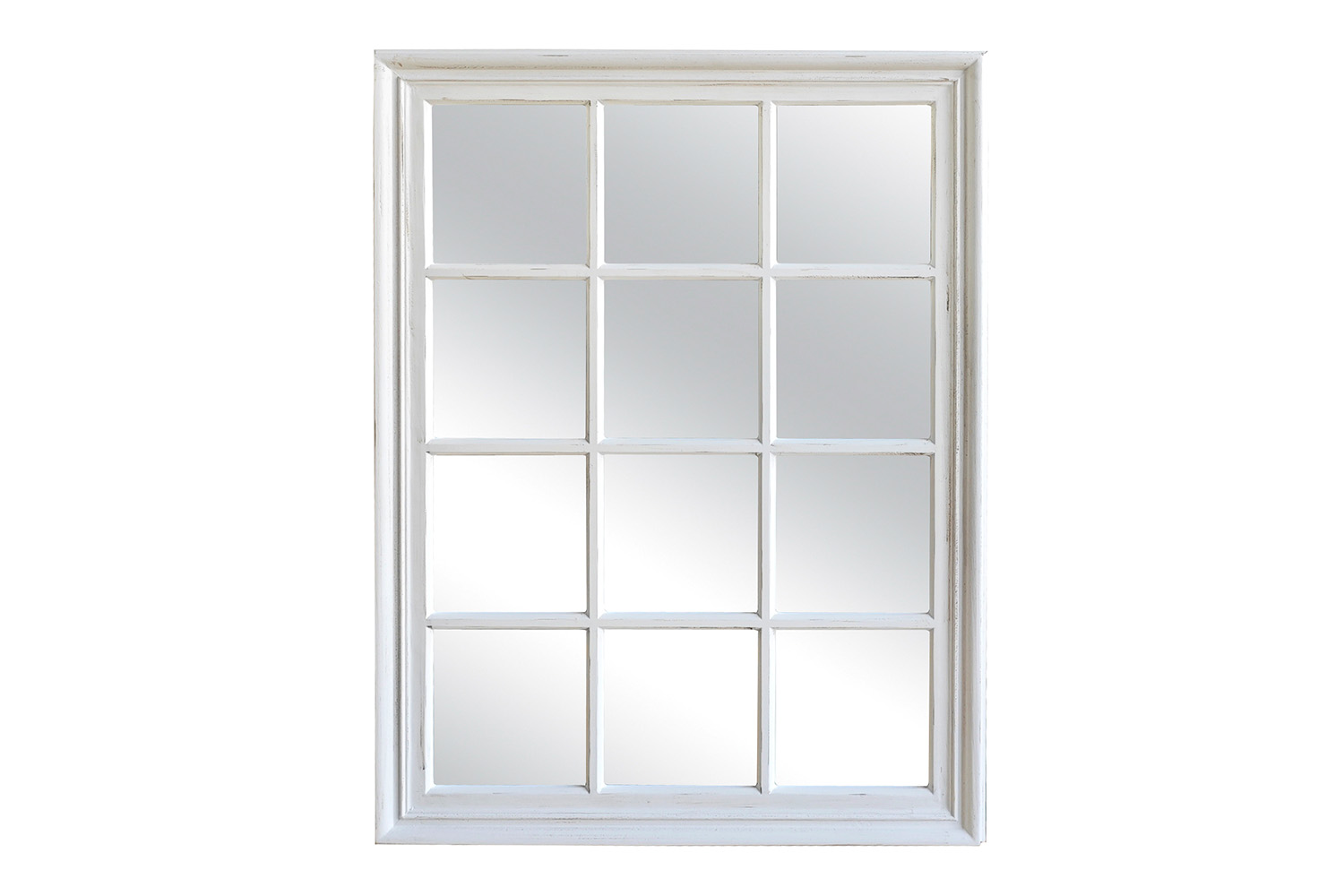 Faye Window Mirror | Washed White | 75 x 100 cm