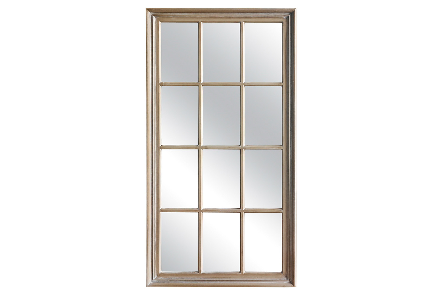 Faye Window Mirror | Washed Oak | 70 x 134 cm
