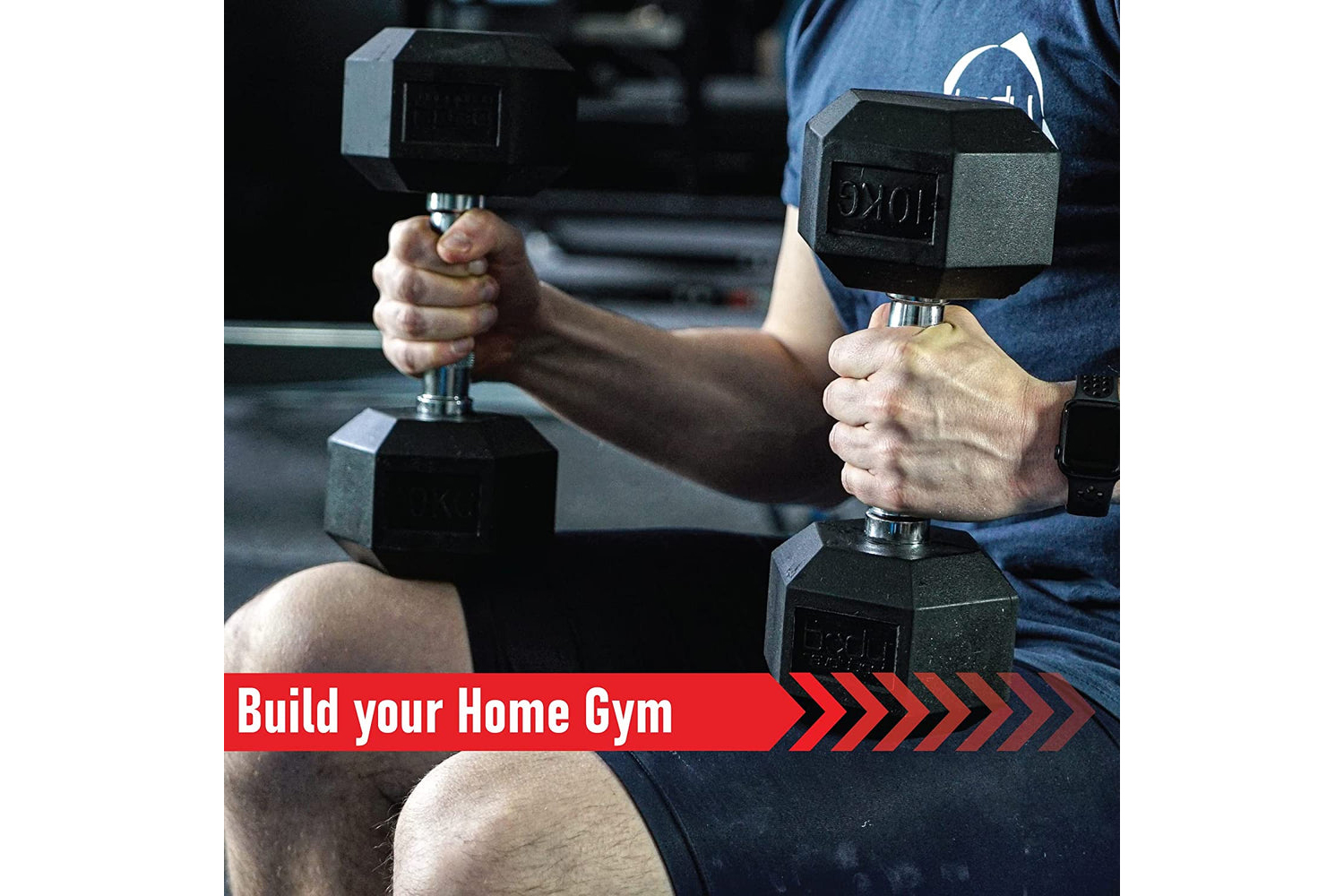 Monstershop Body Revolution Hex Dumbbells | 37.5kg Pair