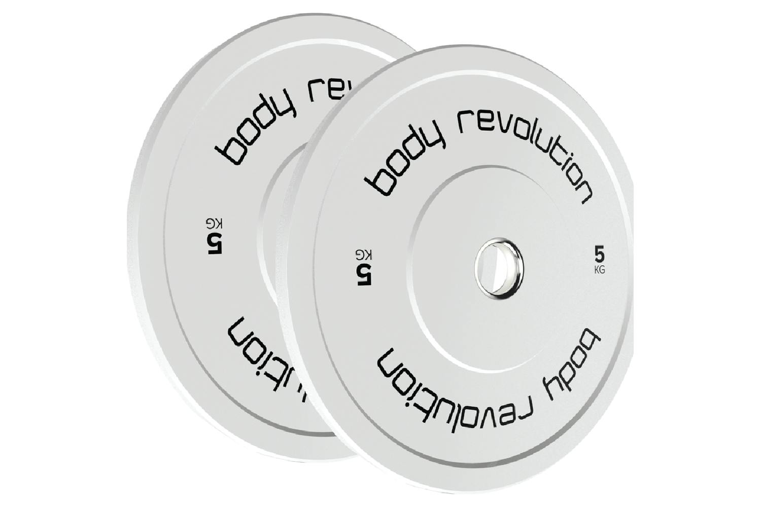 Body Revolution Olympic Bumper Plates Colour 5kg Pair
