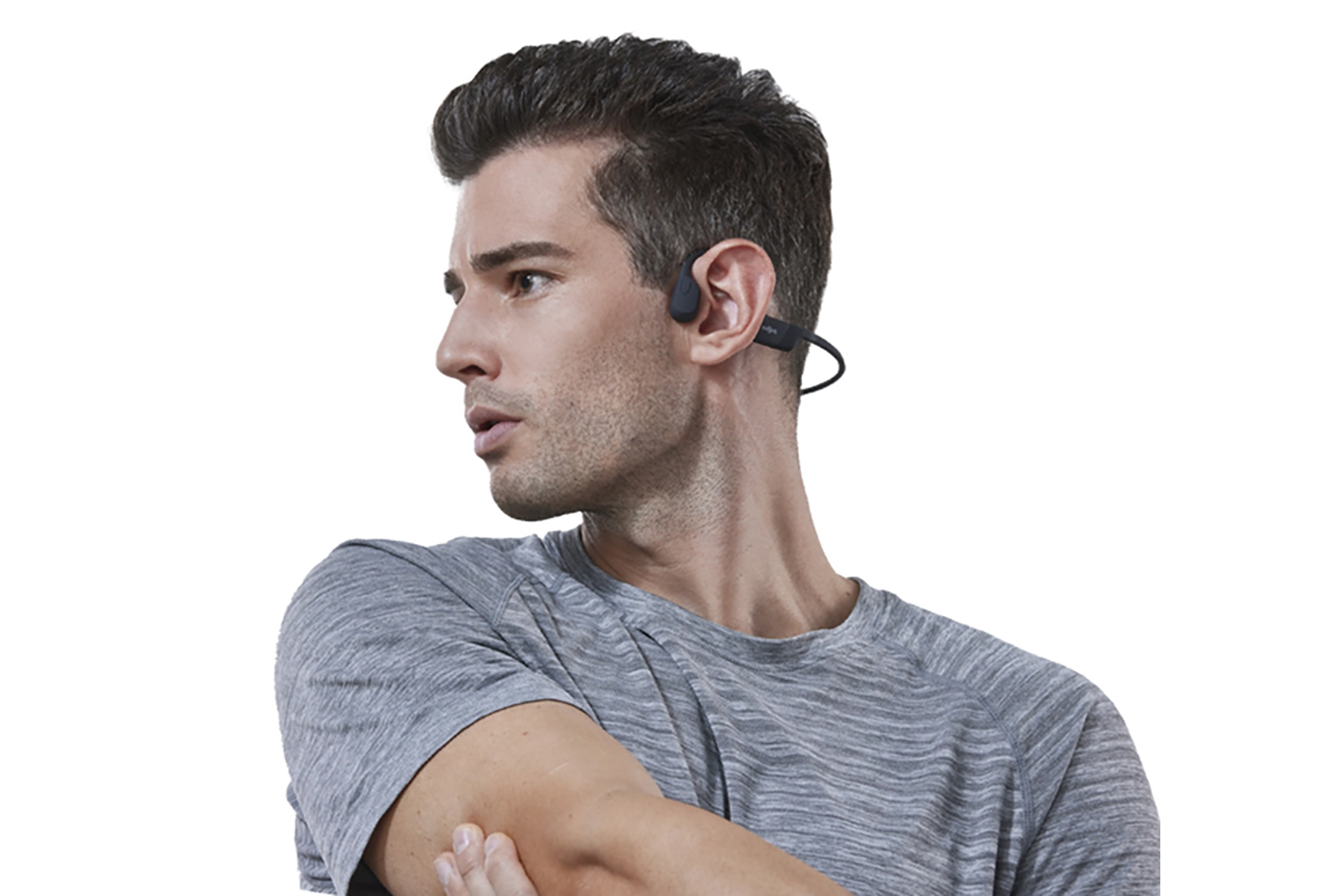 Shokz OpenRun Open-Ear Wireless Sport Headphones | Black