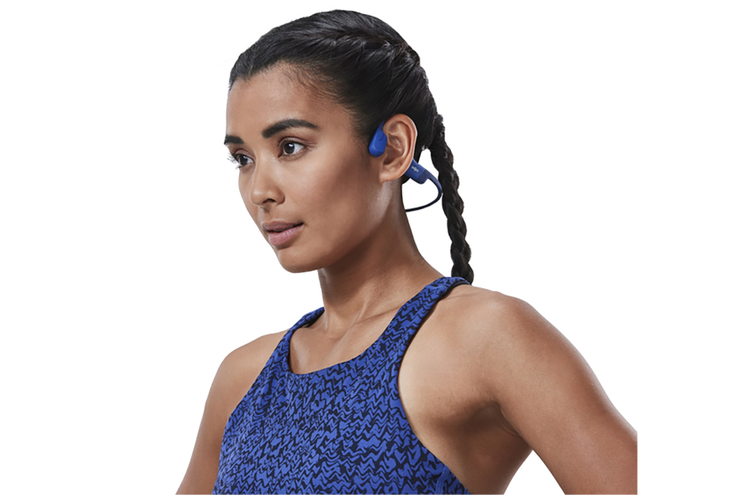 Shokz OpenRun Open-Ear Wireless Sport Headphones | Blue