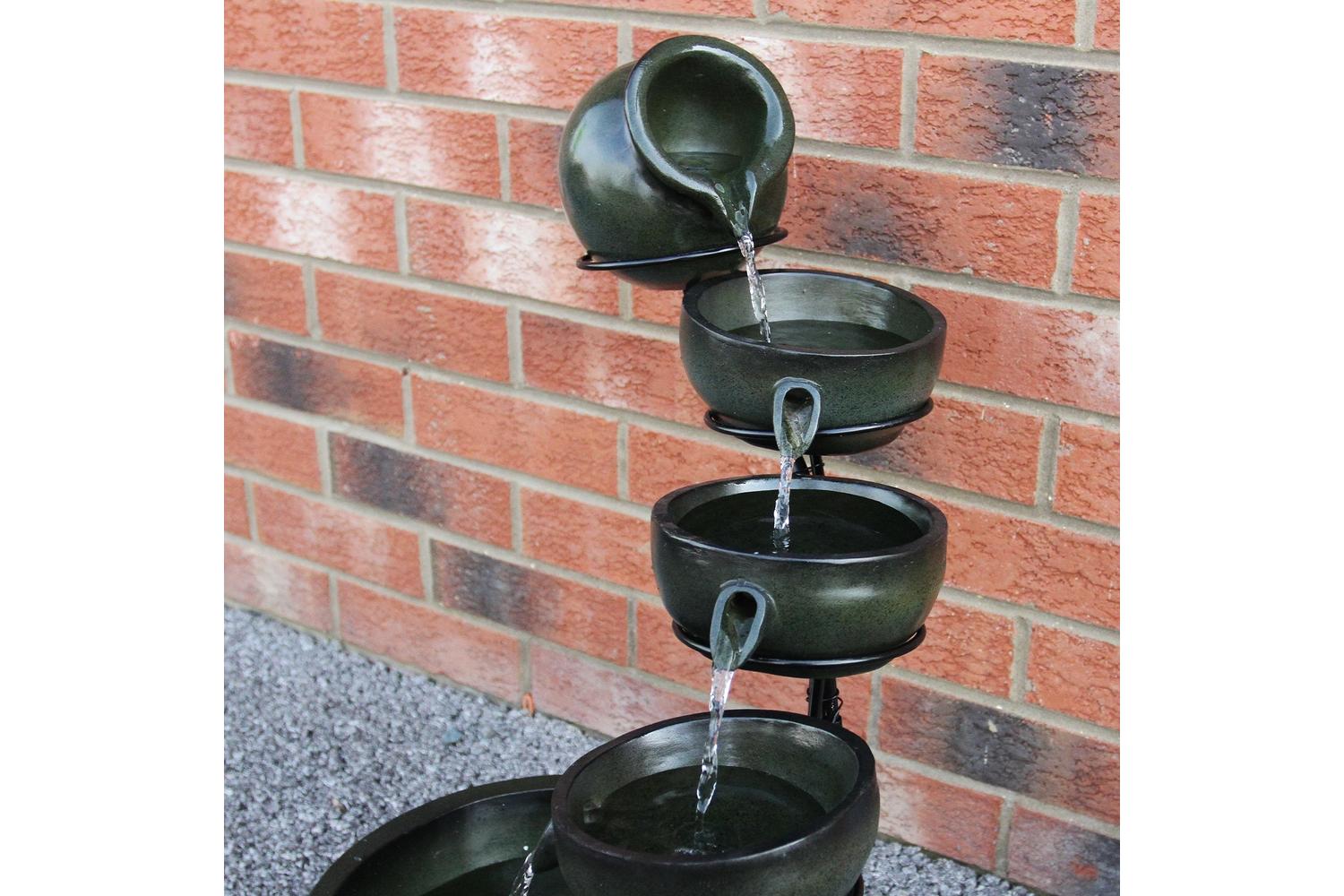 Monstershop 4 Tier Spilling Bowls | Green