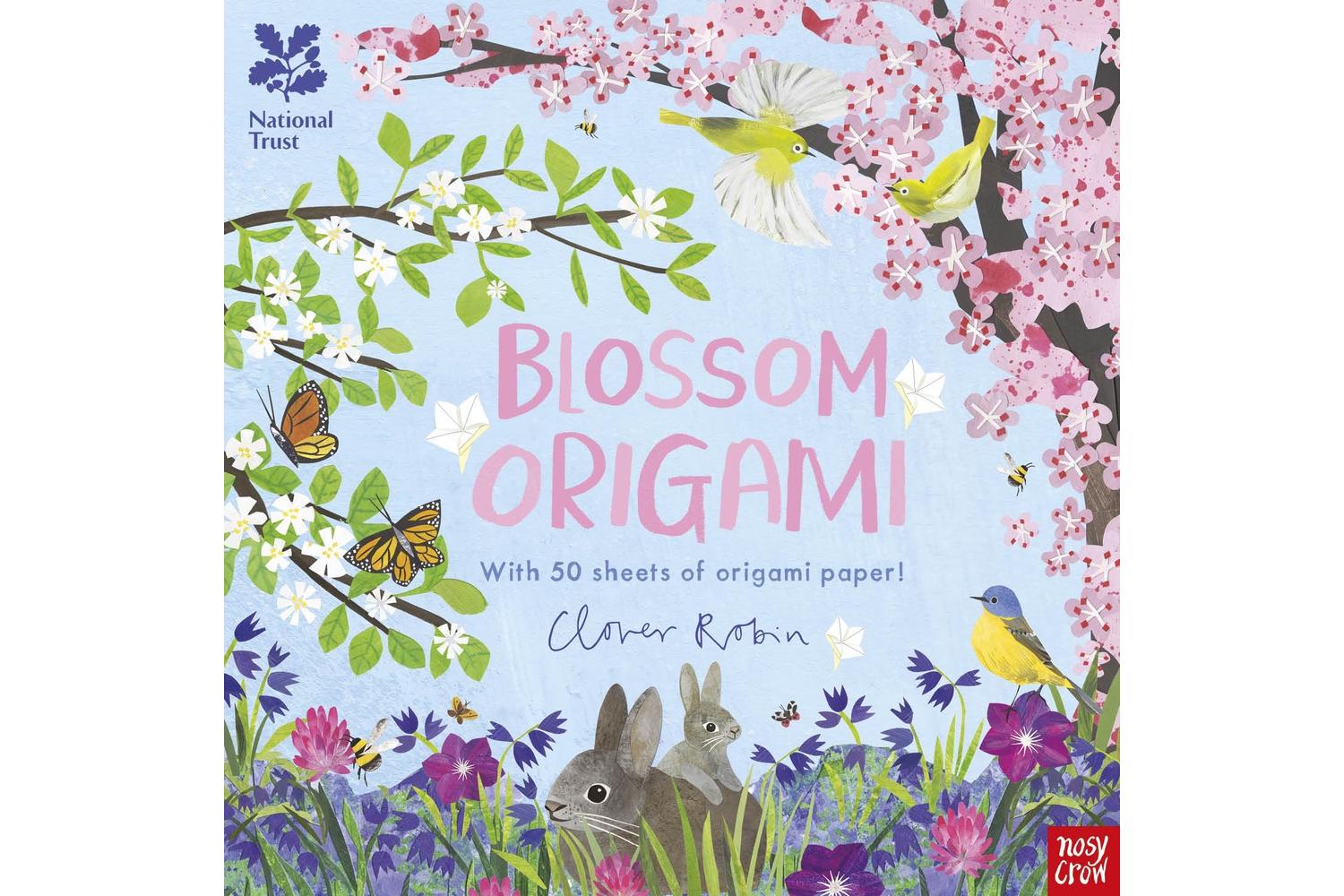 National Trust: Blossom Origami By Nosy Crow - Classic Origami Craft Book For Kids