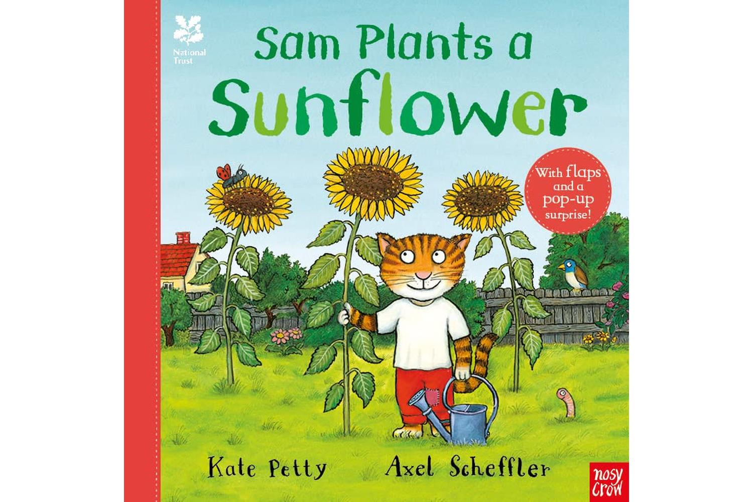 National Trust: Sam Plants A Sunflower By Nosy Crow - Kids' Educational Sunflower Growth Book