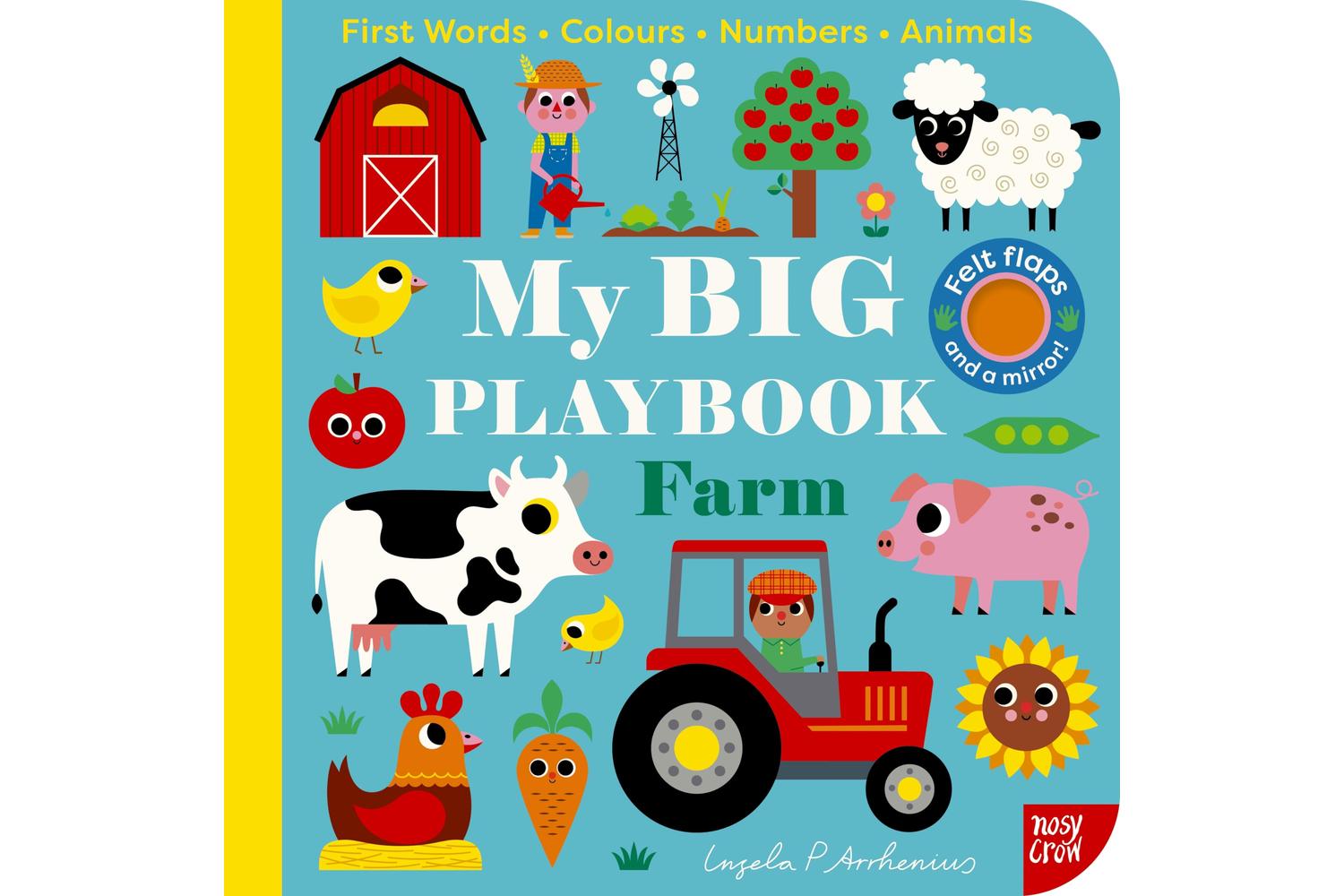 My Big Playbook: Farm - An Interactive Board Book For Toddlers By Nosy Crow