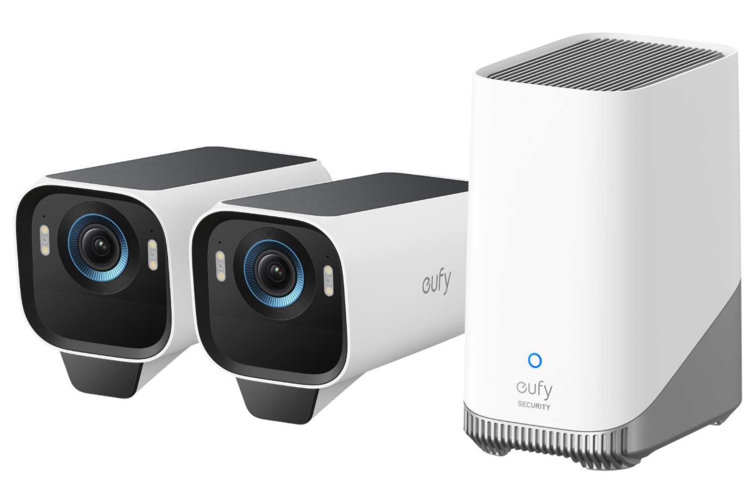Eufy Wireless S3 Pro 2-Cam Kit Camera | White