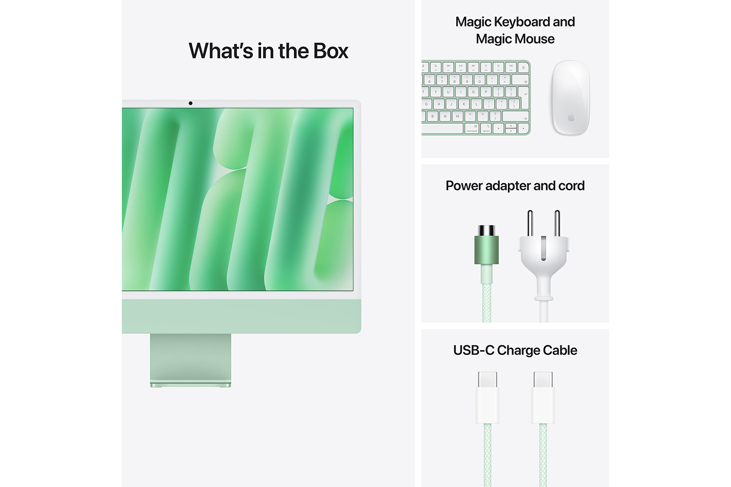 iMac 24" 4.5K M4 | 16GB | 256GB | 8-Core GPU | Green