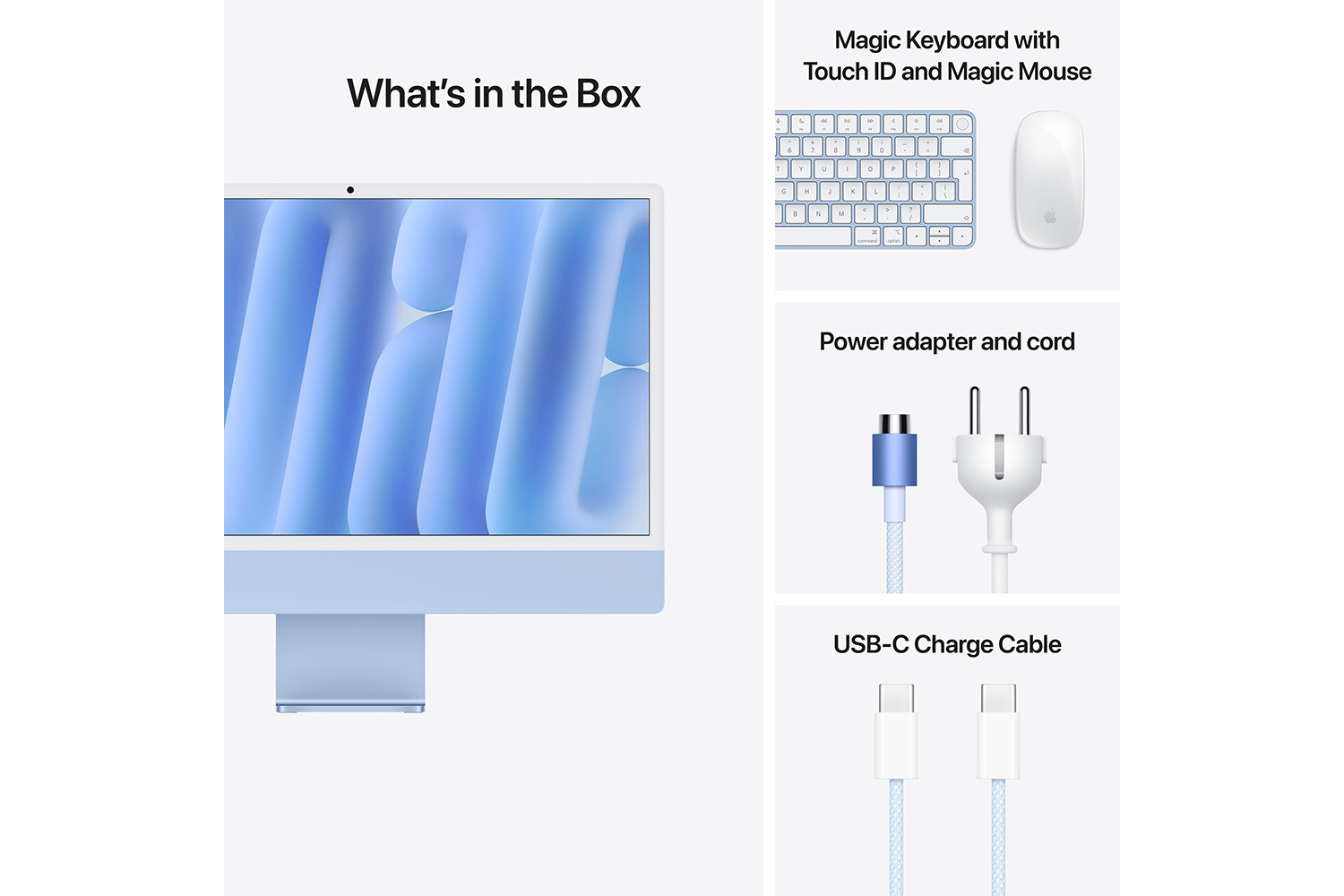 iMac 24" 4.5K M4 | 16GB | 512GB | 10-Core GPU | Blue
