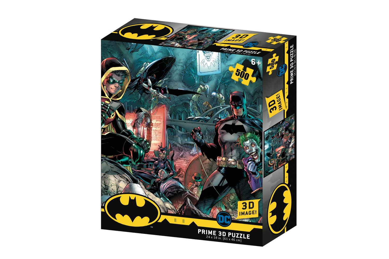 3d Lenticular Print Jigsaw Puzzle - Dc Comics