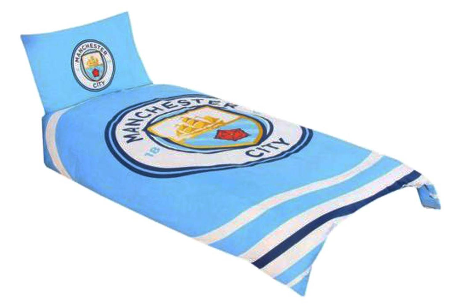 Manchester City F.c. Single Duvet Set Pl