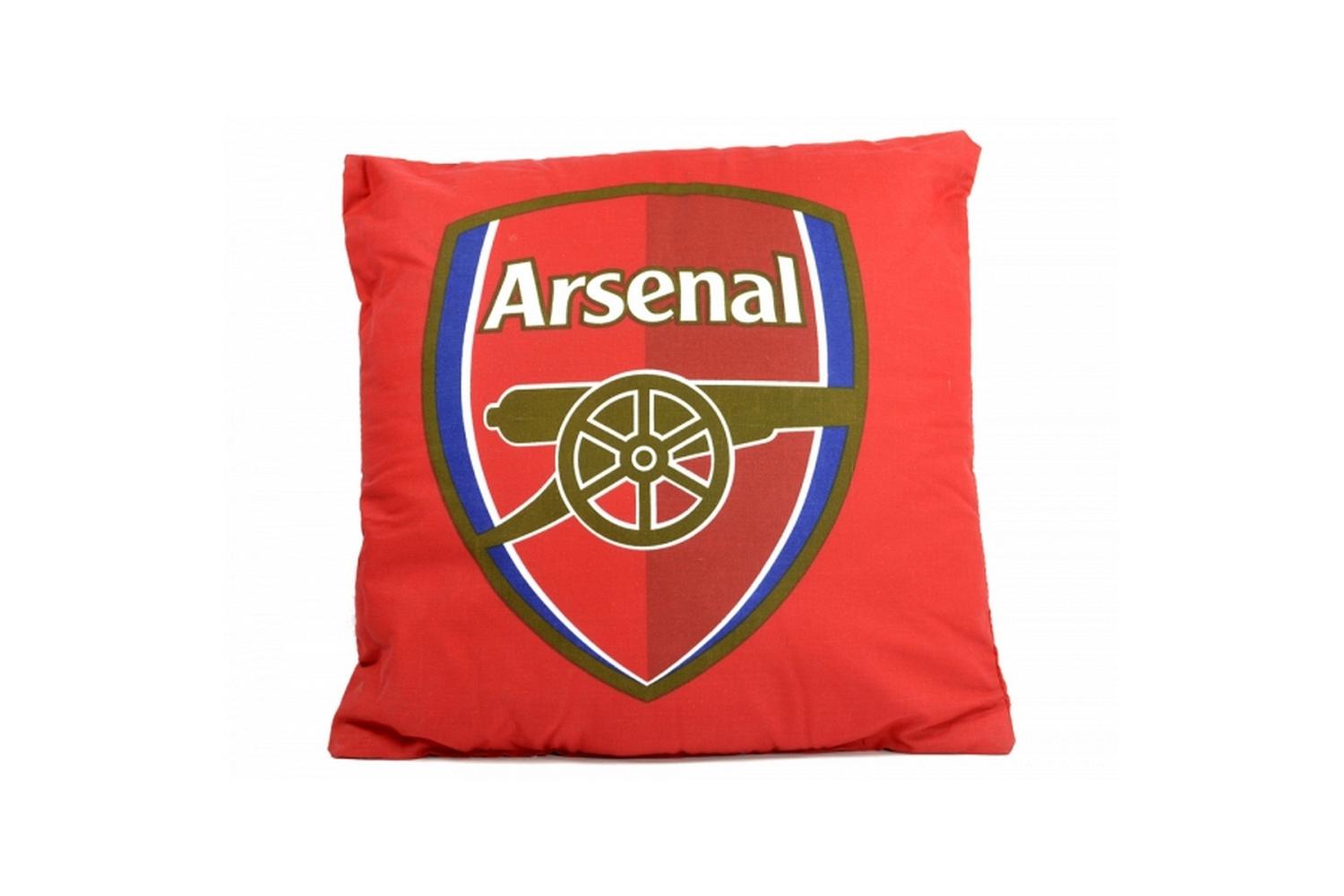 Arsenal F.c. Square Cushion With Club Badge Design