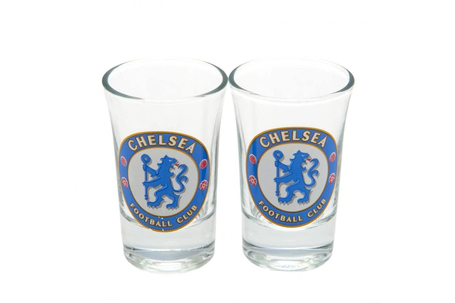 Chelsea F.c. Shot Glasses Set Of 2