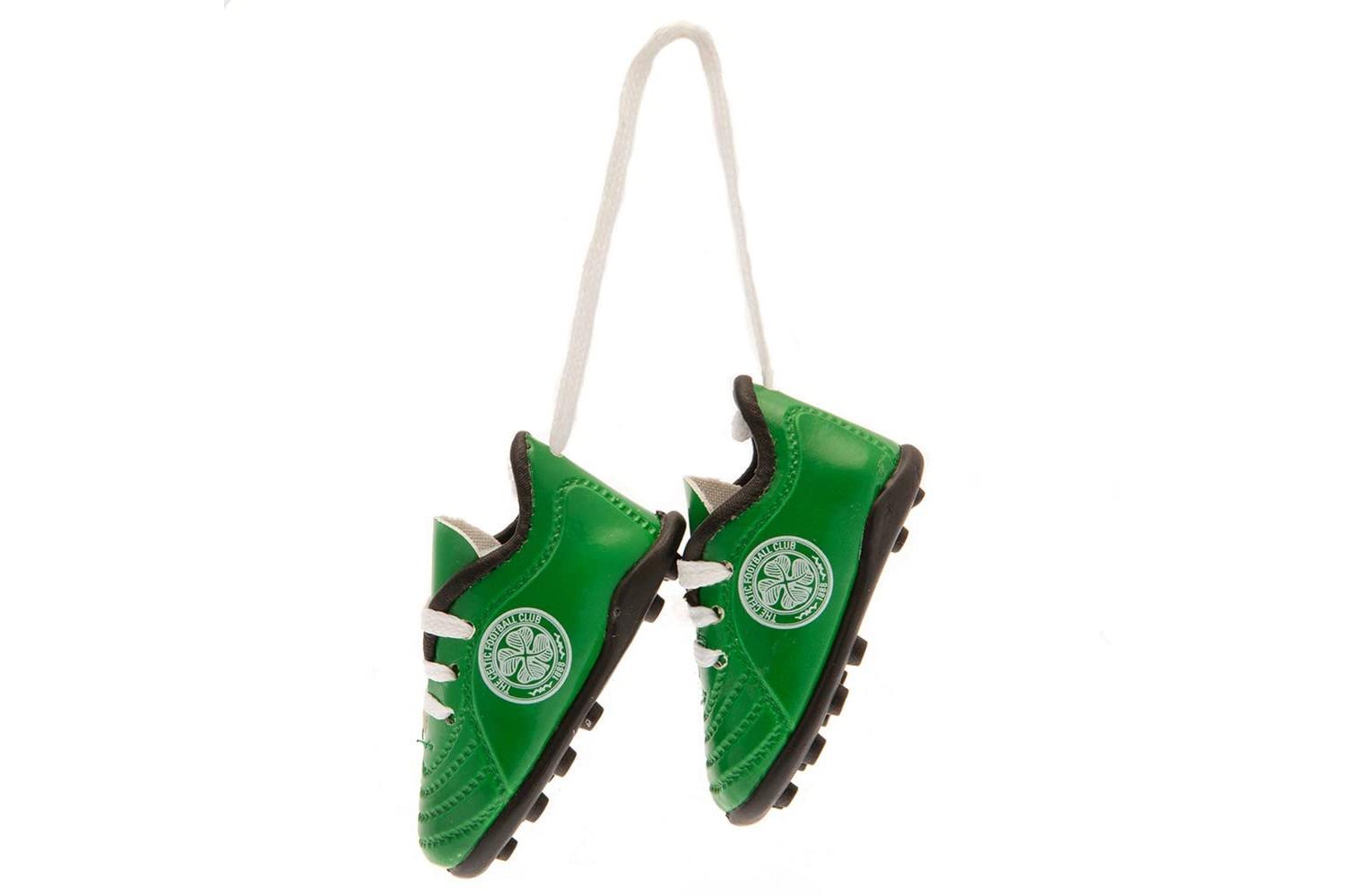 Celtic Fc Hanging Car Window Mini Green Boots Description