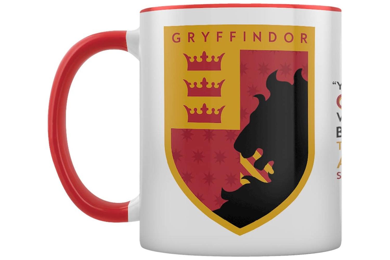 Ceramic Gryffindor Crest Decorative Piece