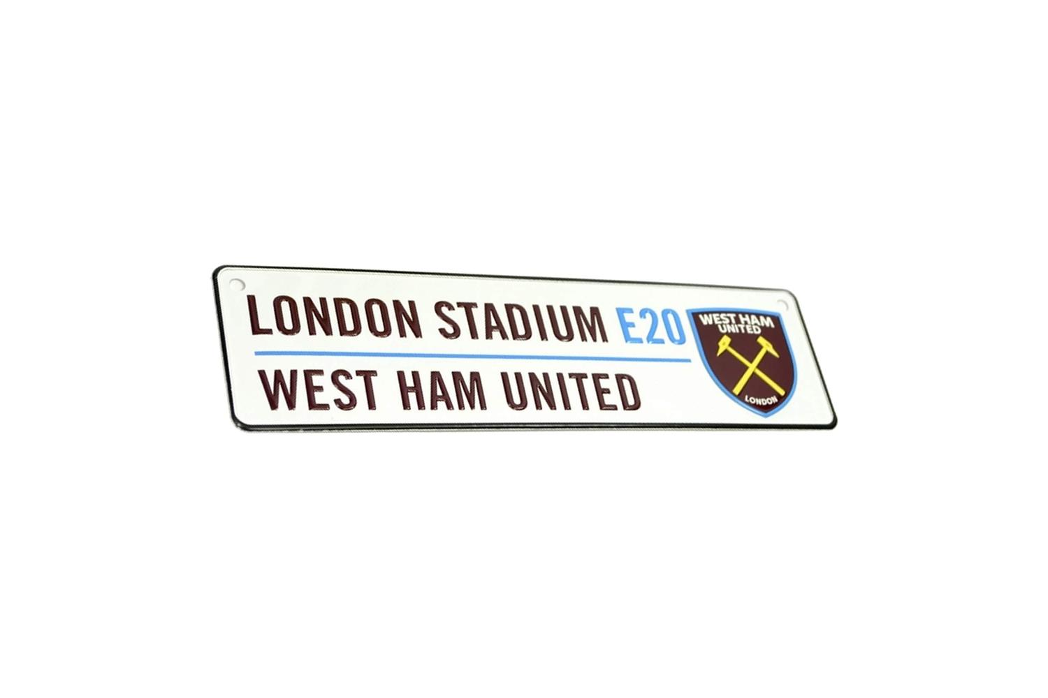West Ham United F C Window Sign Official Merchandise