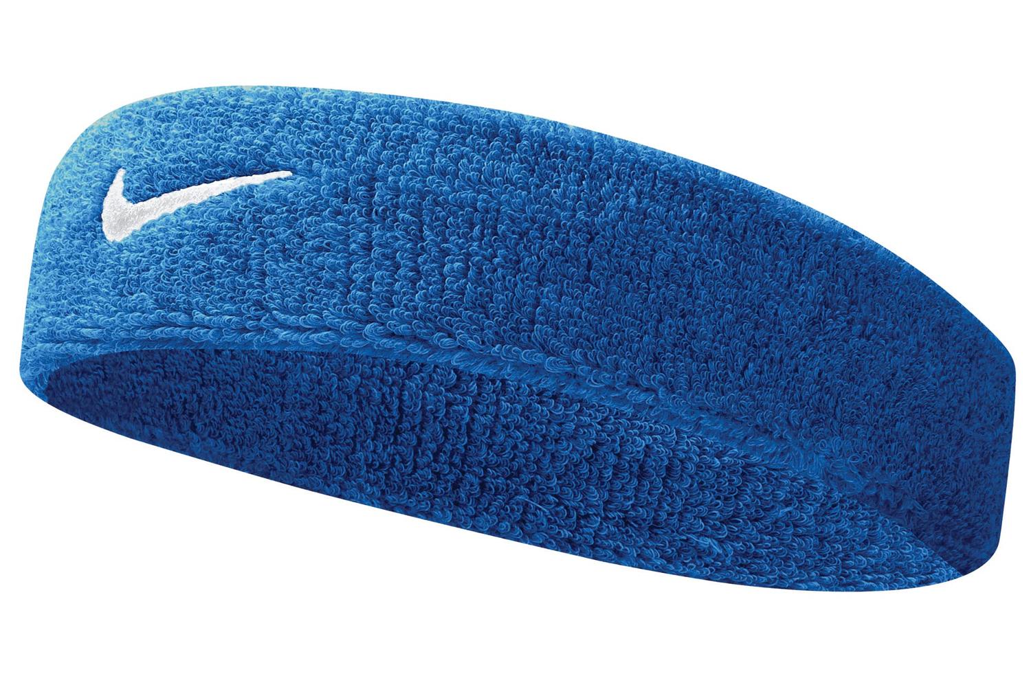 Nike Headband Swoosh Royal/white