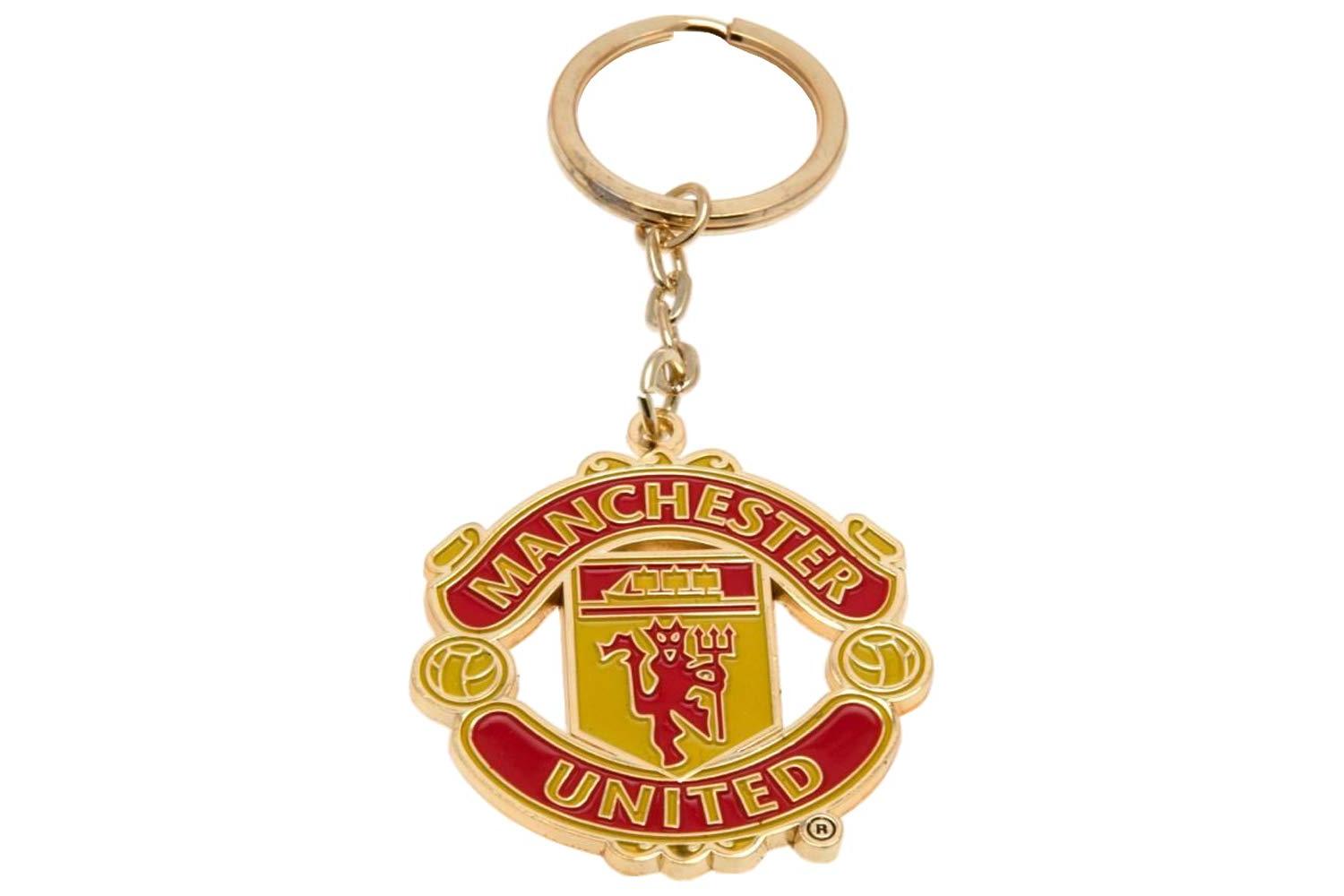 Manchester United Fc Bb-fbskeymu001 - Man United Metal Crest