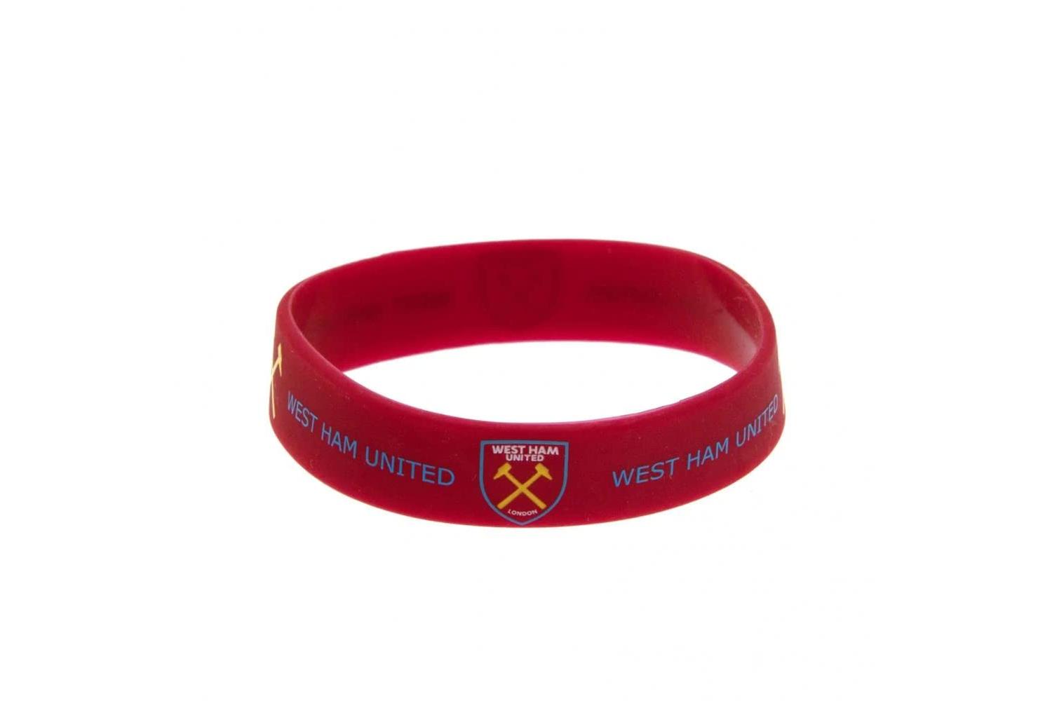 Official West Ham United Fc Silicone Wristband