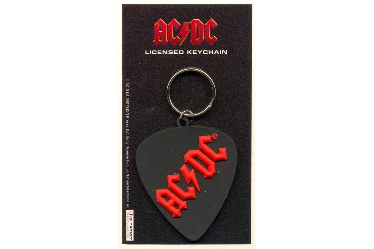 Ac/dc Rubber Keychain For Fans