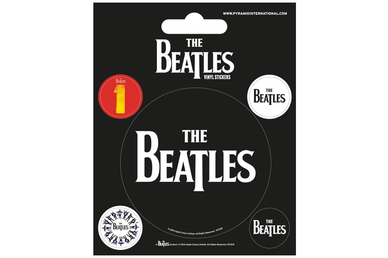 The Beatles Bb-chastibea001 - Beatles (black) Stickers 1larg