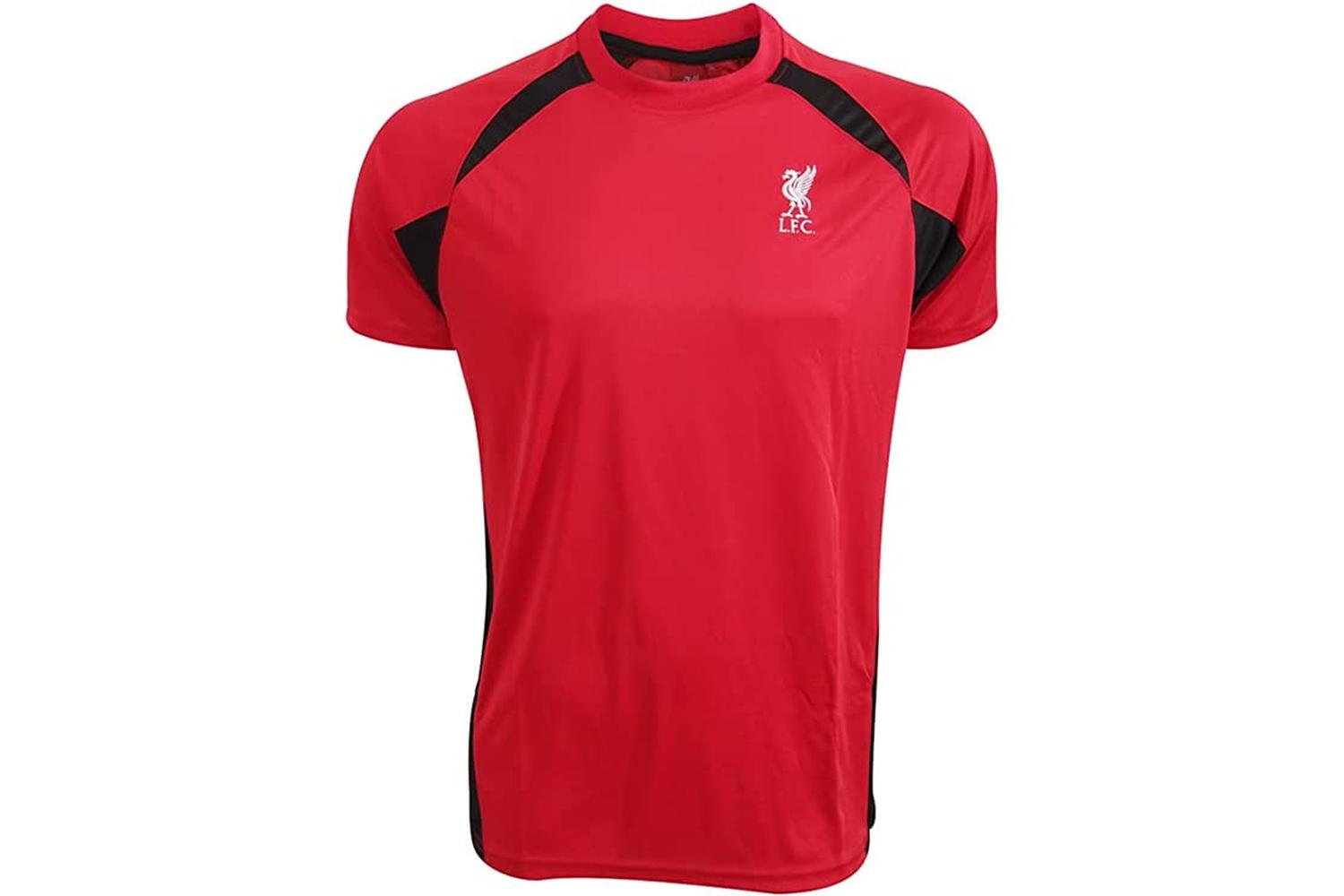 Source Lab Limited Liverpool Poly Panel Tee Red Youths (6-7 Years)