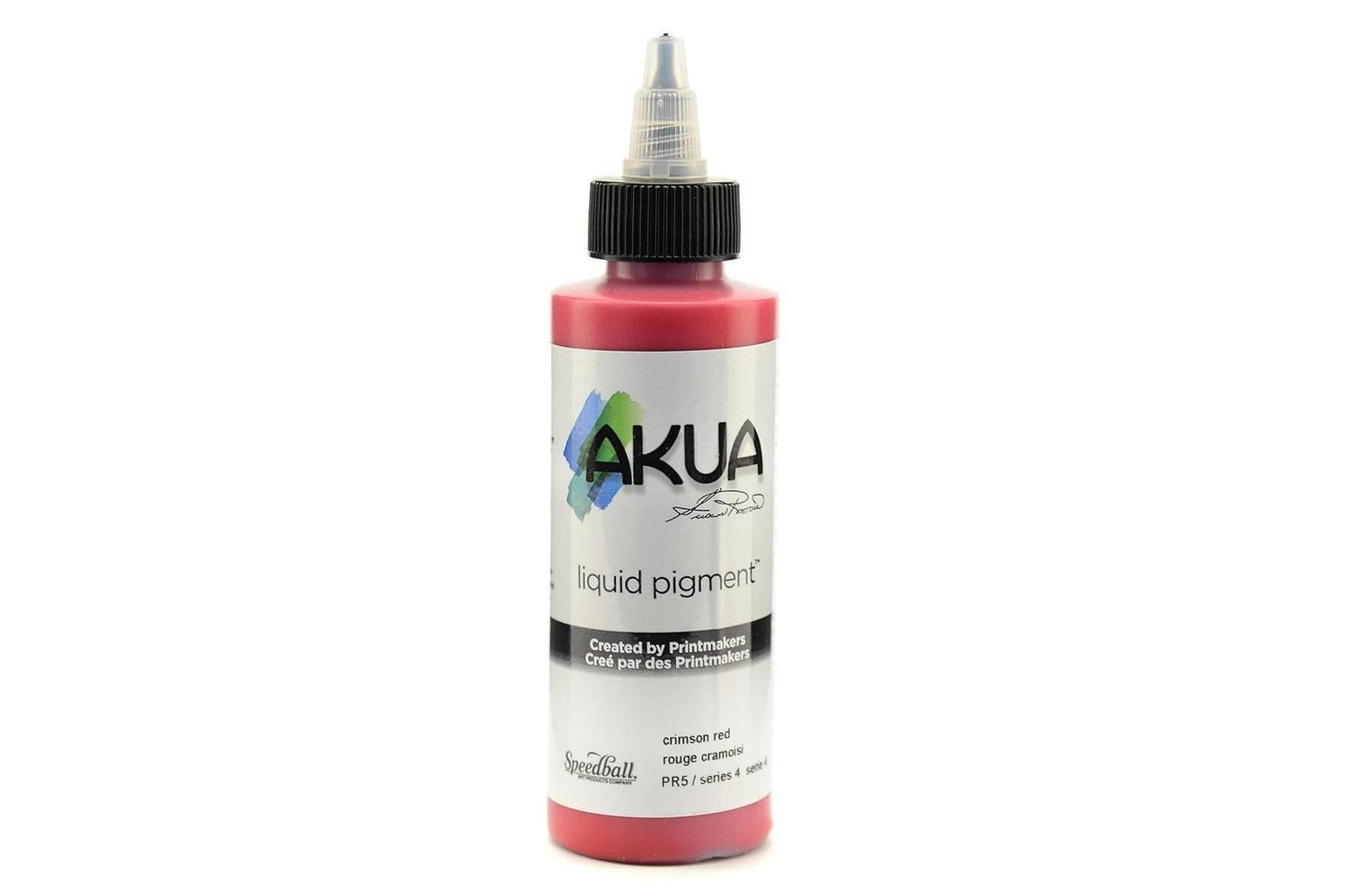 Akua Sbakcr - 4oz. Akua Liquid Pigment Crimson Red