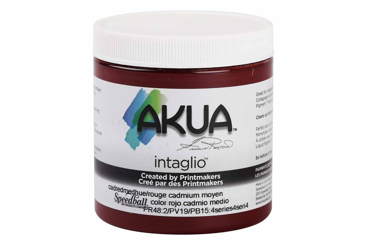 Akua Sbiica - 8oz Intaglio Cadmium Red Medium Hue