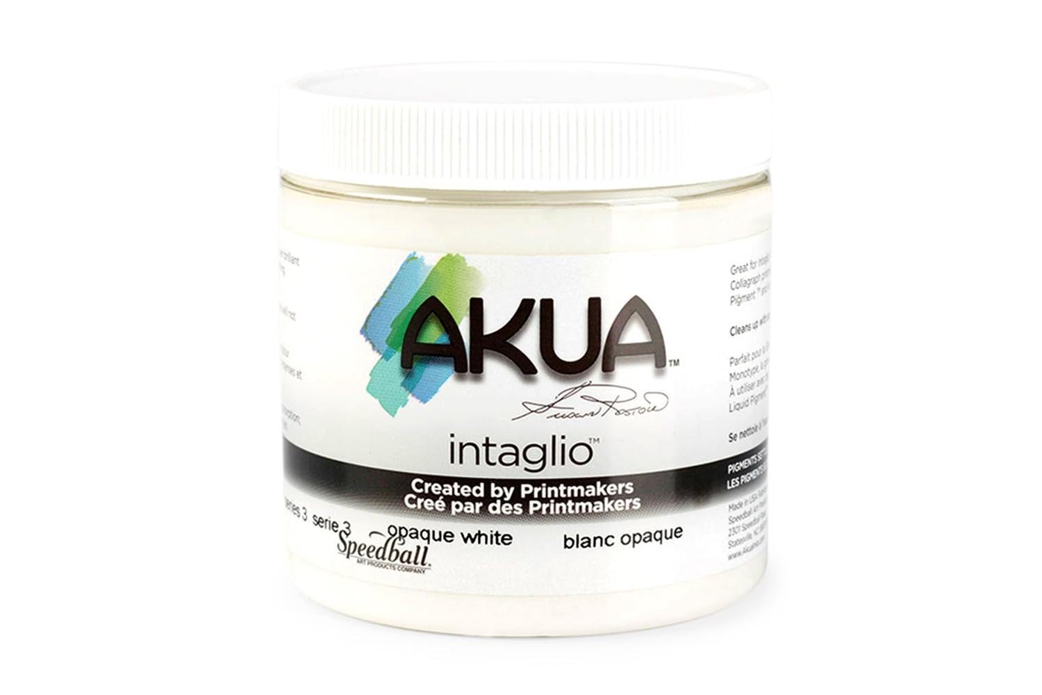 Akua Sbiiow - 8oz. Intaglio Opaque White