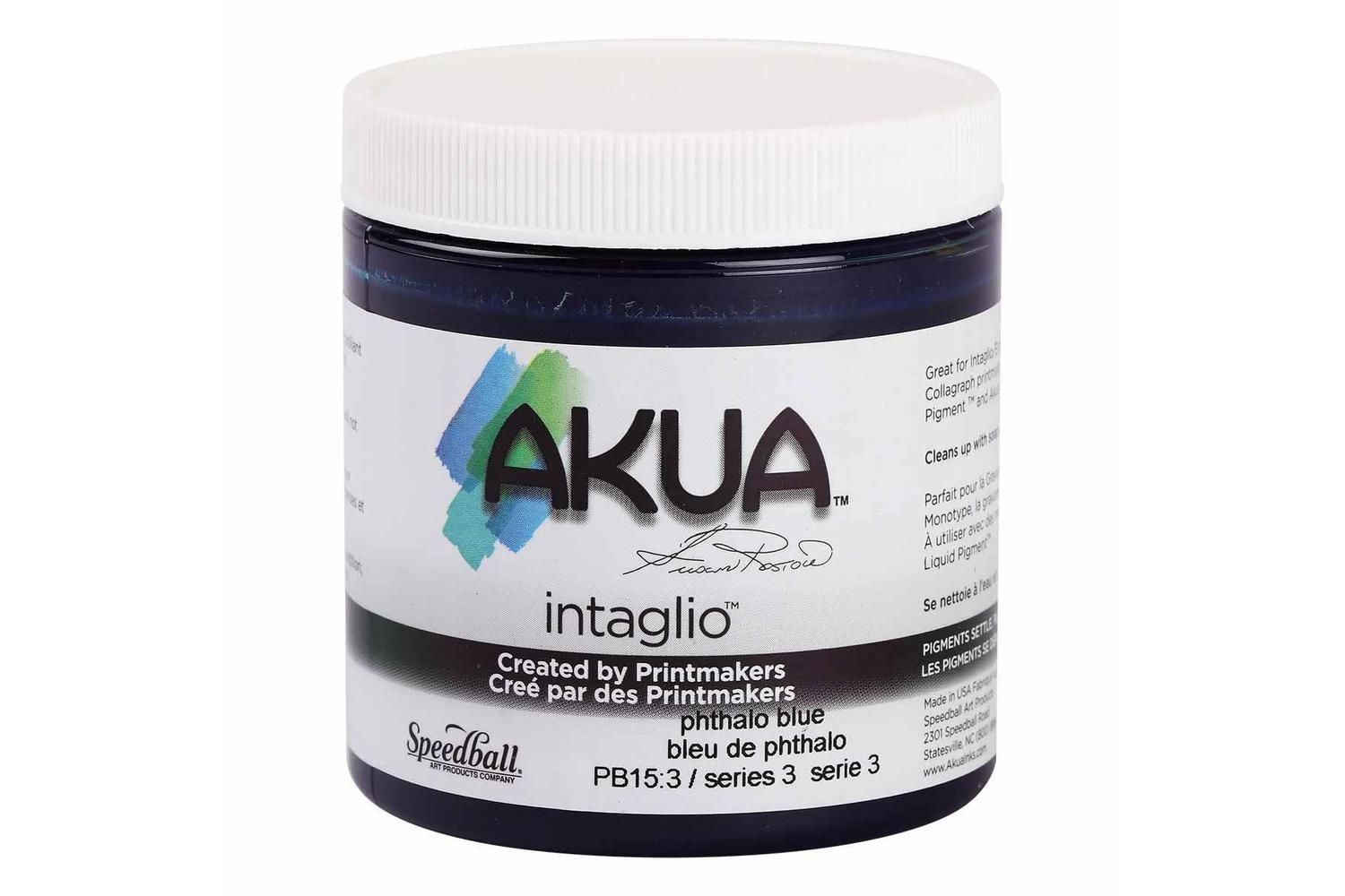 Akua Sbiipb - 8oz. Intaglio Phthalo Blue