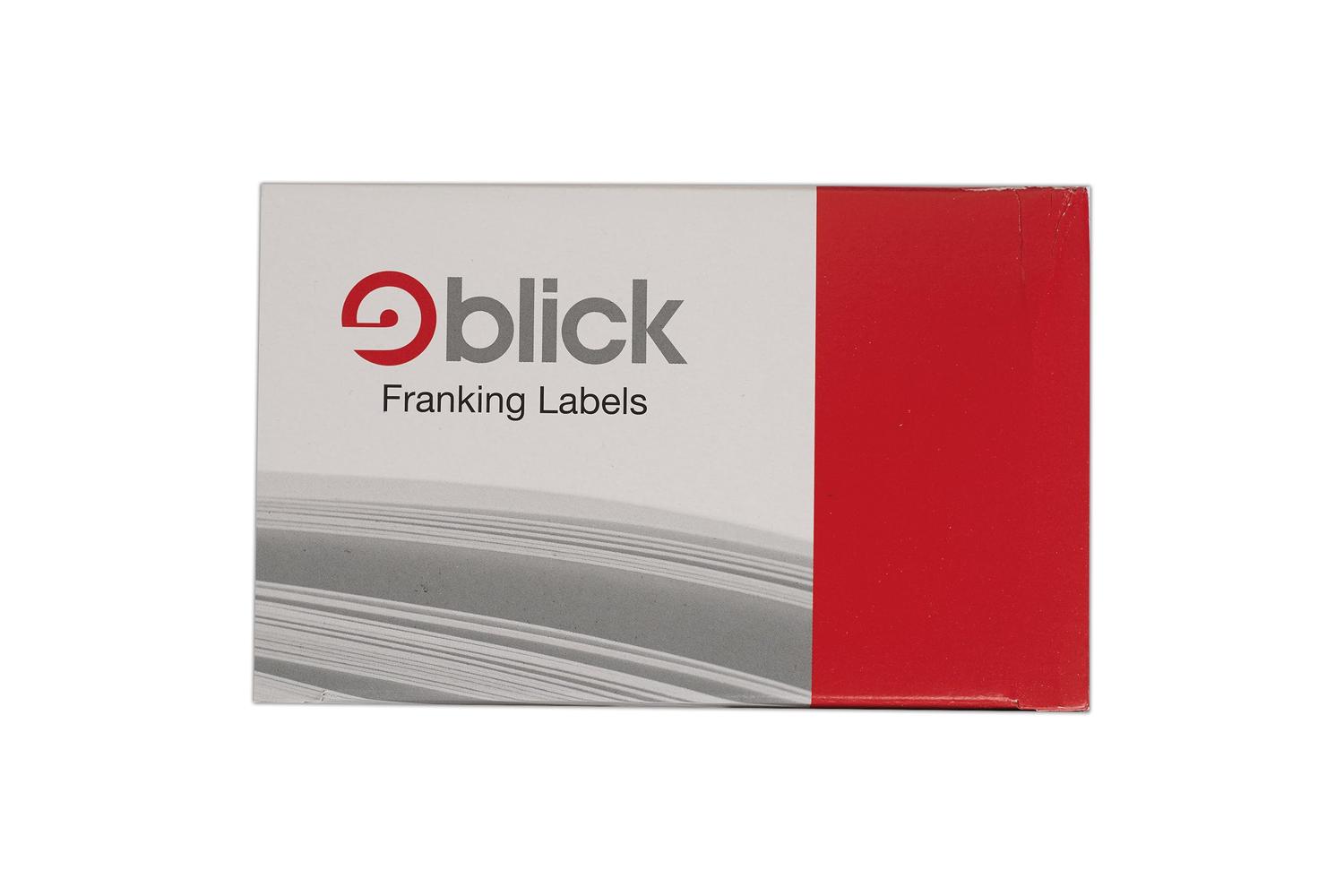 Blick Rs022114 - Franking Label (manual Feed) 2 X Labels Per