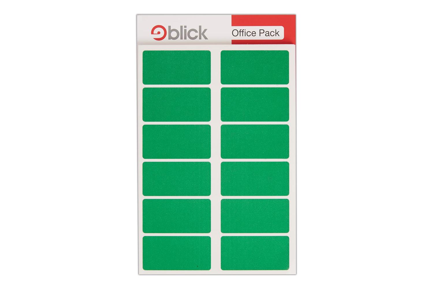 Blick Rs019558 - Green Office Pack 25 X 50mm (320 Stickers)