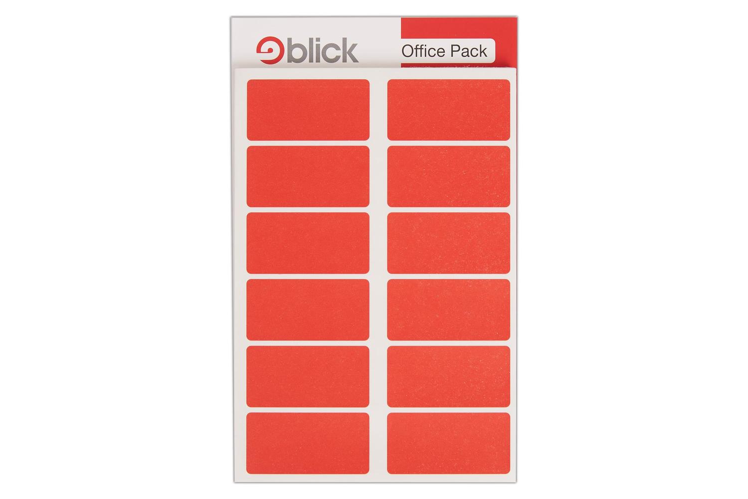 Blick Rs019954 - Red Office Pack 25 X 50mm (320 Stickers)