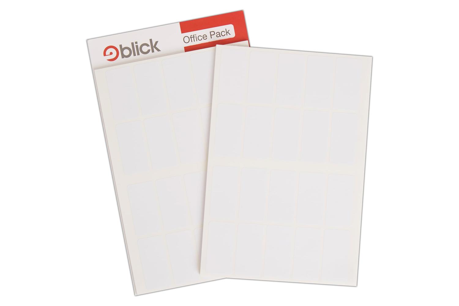 Blick Rs012559 - White Office Pack S1938 19 X 38mm (800 Stic