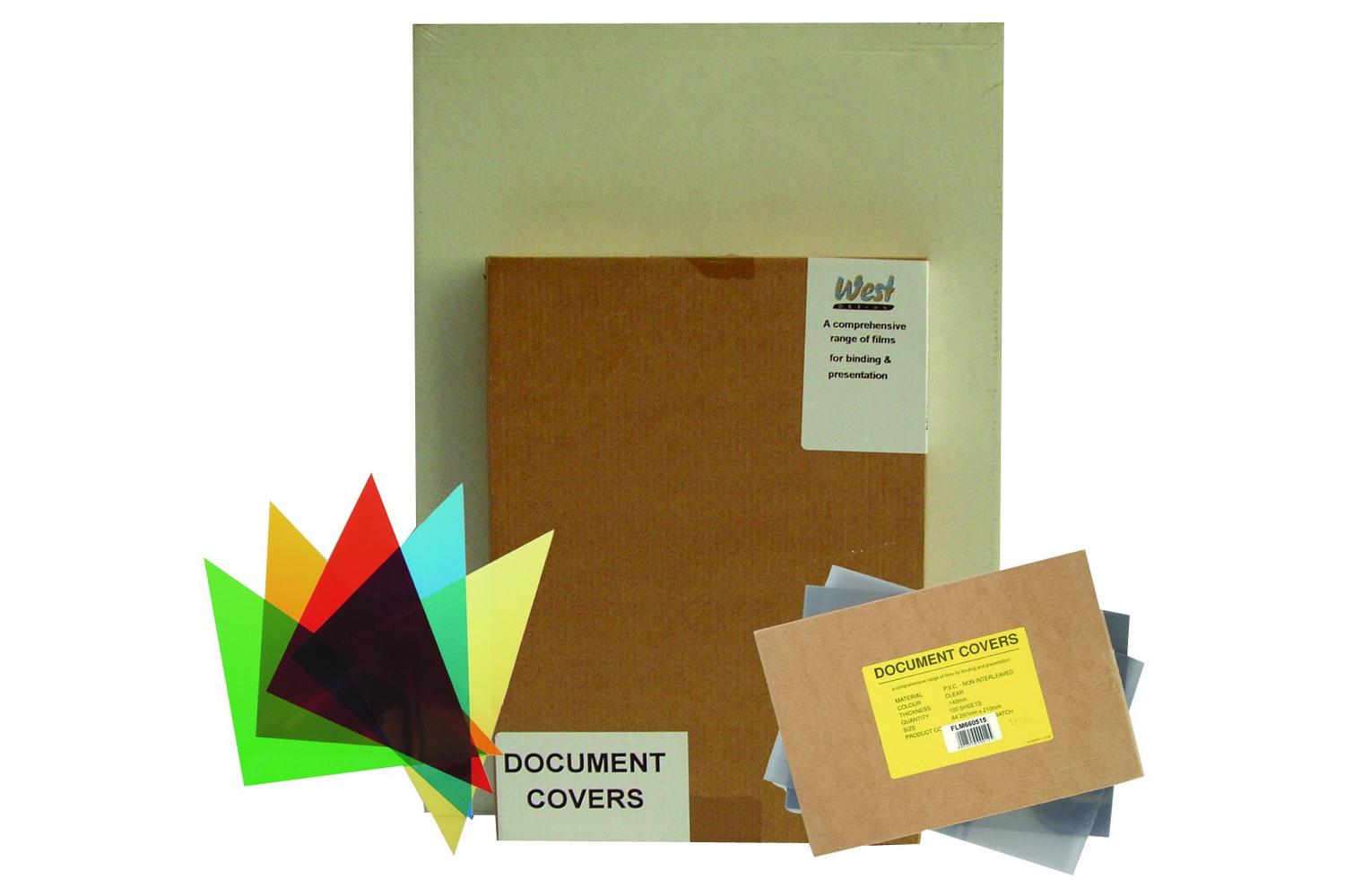 Colorcel Flm660075pv - A3 Tinted Film Document Covers 100 Sh