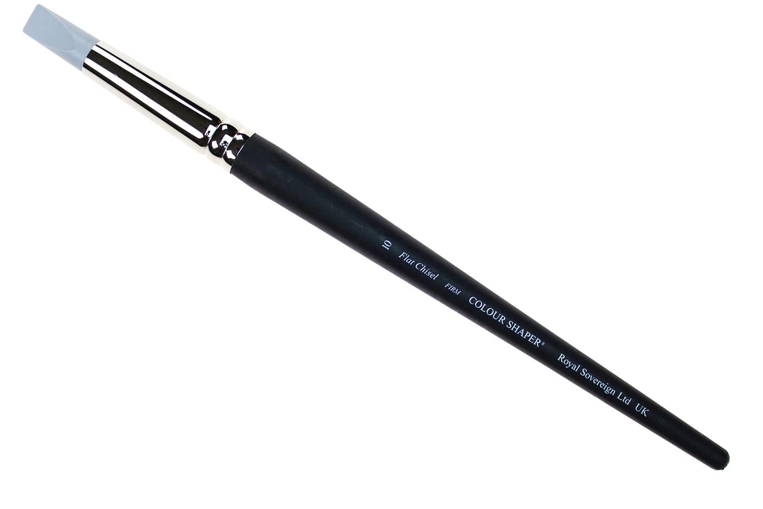 Colour Shaper Csh12410 - Flat Chisel Firm Grey Tip Size 10