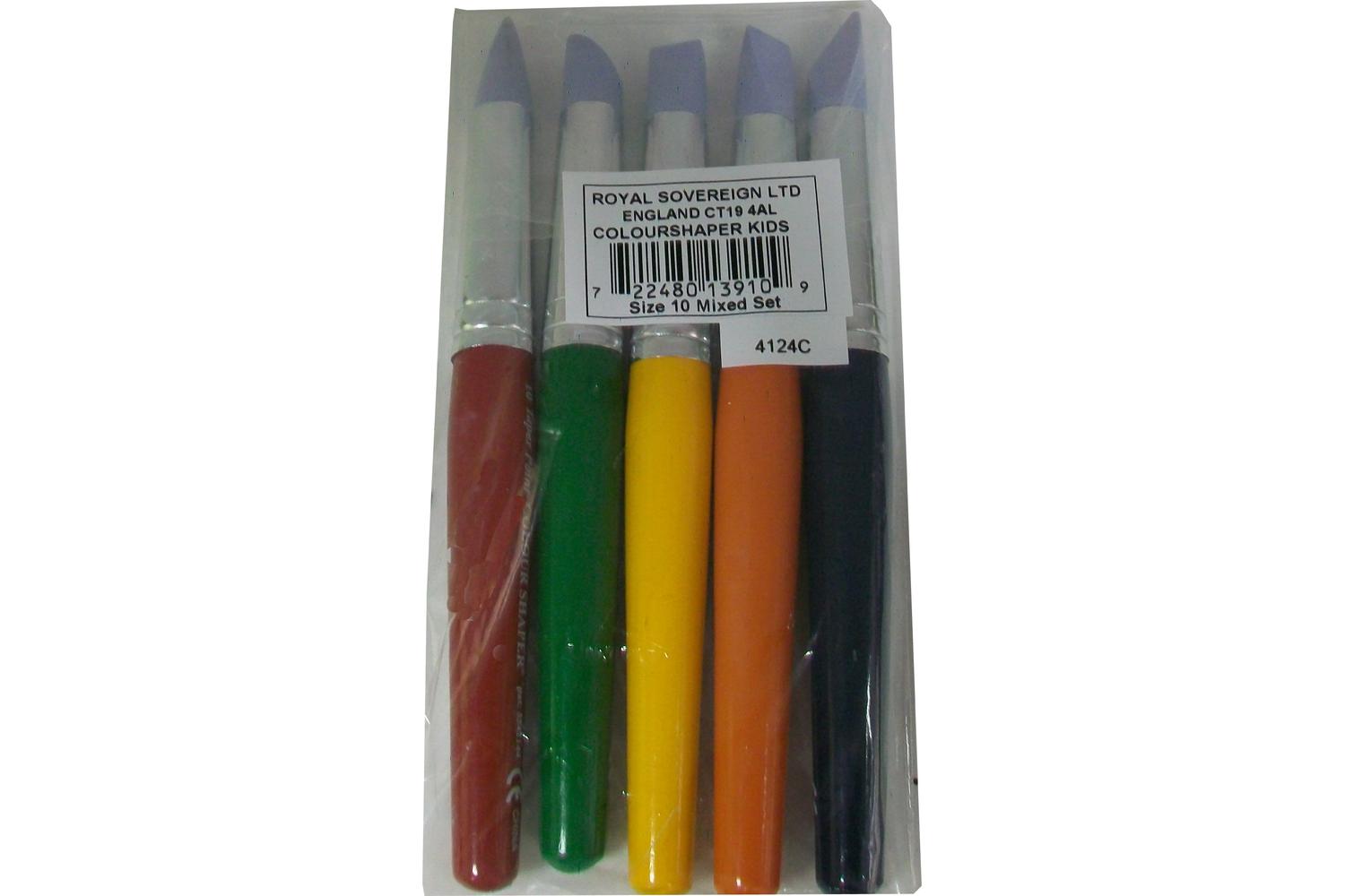 Colour Shaper Csh13910 - Kids Set Of 5 Size 10 1 Of Each Tip