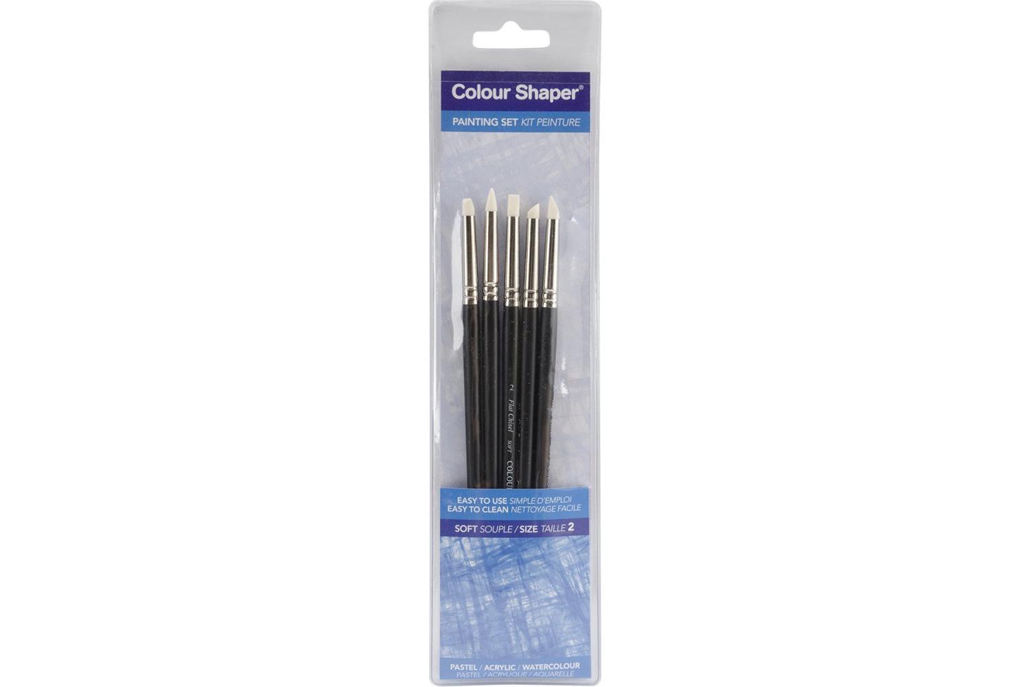 Colour Shaper Csh11902 - Soft Painting Set Size 2 5 Piece Se