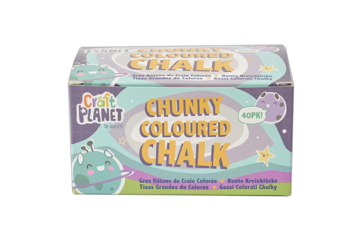 Craft Planet Cpt 714600 - Craft Planet Chunky Coloured Chalk